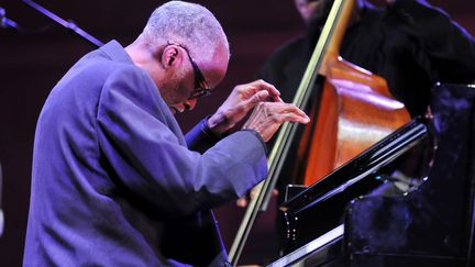 Ahmad Jamal en concert au Vannes jazz festival - 01/08/2014 (RICHARD VILLALON / MAXPPP)