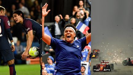 Neymar et Cavani en grande discussion, Tsonga envoie la France en finale, le crash au départ du GP de Singapour