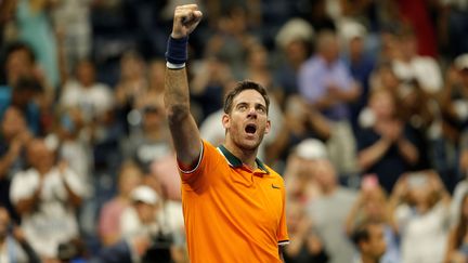 Juan Martin Del Potro, qualifié pour les quarts de finale de l'US Open (MOHAMMED ELSHAMY / ANADOLU AGENCY)