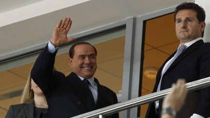 Silvio Berlusconi, le 7 mai 2012. (SERGEI KARPUKHIN / AFP)