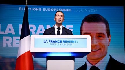 Élections européennes 2024 : discours de Jordan Bardella après l'annonce des résultats estimés