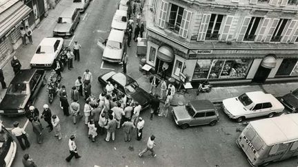 &nbsp; (L'attentat de la rue des Rosiers avait fait six morts et vingt-deux blessés le 9 août 1982 © MaxPPP)