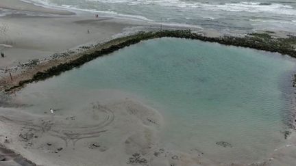 Piscines naturelles : à Wimereux, dans le Pas-de-Calais, un bassin alimenté par l'eau de mer