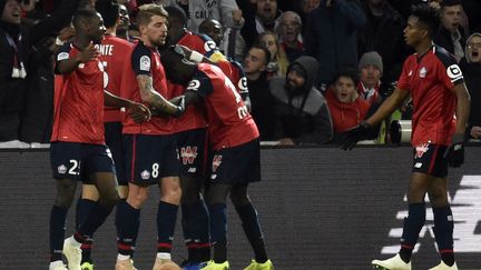 Le LOSC n'a plus gagné depuis la réception de Caen, fin octobre.  (FRANCOIS LO PRESTI / AFP)