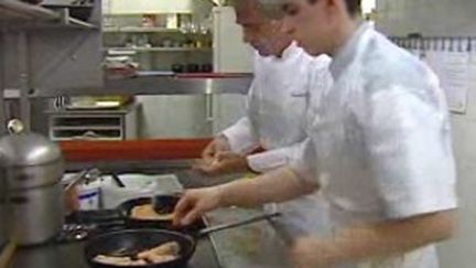 Les cuisines de l'Assiette Champenoise, à Reims. ((c) France 3)