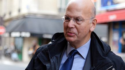 Essayist and former advisor to Nicolas Sarkozy Patrick Buisson leaves a ceremony in Paris, October 15, 2012. (MIGUEL MEDINA / AFP)