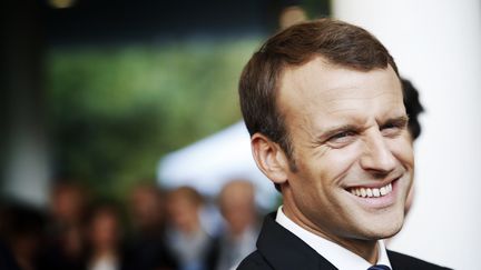 Le président Emmanuel Macron à Orsay (Essonne), le 25 octobre 2017. (MAXPPP)