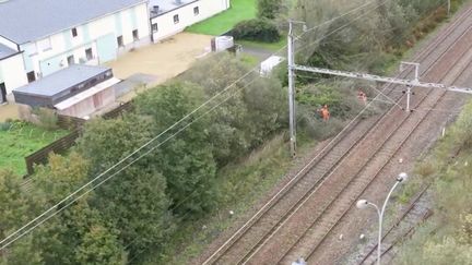 Tempête Ciaran : la circulation des trains très perturbée (France 2)