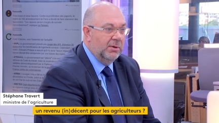 Invité de Jean-Paul Chapel, mercredi 13 septembre, Stéphane Travert, le ministre de l'Agriculture, a évoqué les principaux points pour améliorer la situation des agriculteurs français.