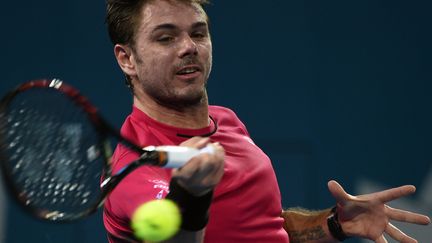 Stan Wawrinka débute l'année en forme.  (SAEED KHAN / AFP)