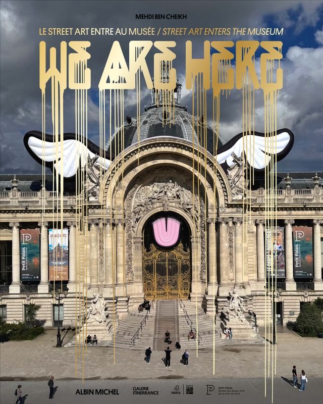 Couverture de "We are here" aux éditions Albin Michel. (LIONEL BELLUTEAU)