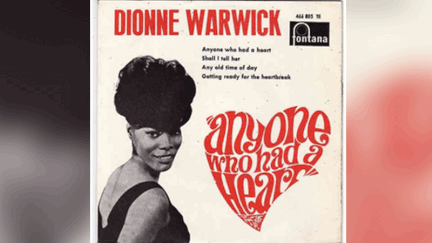 1963 : "Anyone who had a heart" par Dionne Warwick, dans la splendeur de ses années Bacharach.&nbsp; (Fontana)