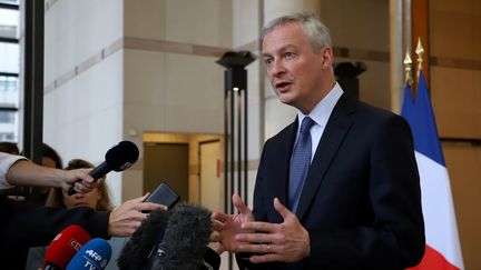 Le ministre de l'Economie Bruno Le Maire, le 31 octobre 2019 à Paris. (MAXPPP)