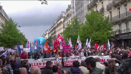 Après un 1er-Mai réussi, l’enjeu pour les syndicats est de continuer à mobiliser contre la réforme des retraites et de conserver leur unité. (France 2)