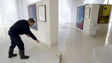 Inondations au musée Jean Cocteau de Menton (30 octobre 2018)
 (Jean-François Ottonello / PhotoPQR / Nice Matin / MaxPPP)