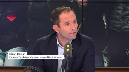 Benoît Hamon&nbsp;était l'invité de franceinfo vendredi 7 décembre 2018. (FRANCEINFO)