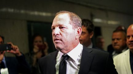 L'ancien producteur de cinéma, Harvey Weinstein, arrive dans un tribunal de New York (Etats-Unis), le 26 août 2019. (YANA PASKOVA / GETTY IMAGES NORTH AMERICA / AFP)