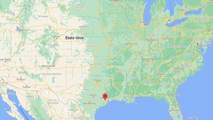 Houston dans l'Etat du Texas (Etats-Unis). (GOOGLE MAPS)