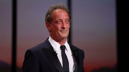 L'acteur français Vincent Lindon au 75e Festival de Cannes, en mai 2022.&nbsp; (VALERY HACHE / AFP)