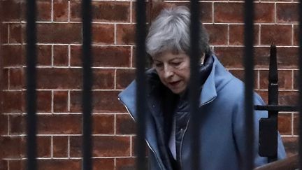 La Première ministre britannique, Theresa May, le 20 mars 2019, à Londres. (TOLGA AKMEN / AFP)