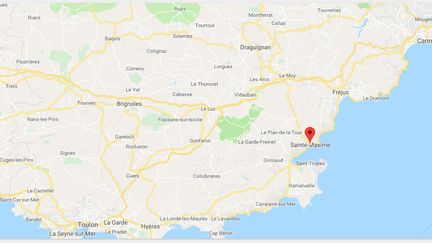 De fortes intempéries ont frappé la côte sud du pays et notamment la commune de&nbsp;Sainte-Maxime&nbsp;(Var). (GOOGLE MAPS)