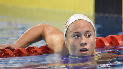 Aurélie Mulller, ici dans un bassin, est la favorite du 10km (STEPHANE KEMPINAIRE / STEPHANE KEMPINAIRE)