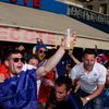 Des supporters français lors de l'Euro de football en France, le 7 juillet 2016, à Marseille. (GERARD BOTTINO / CROWDSPARK / AFP)