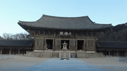 Temple bouddhiste en Corée du Sud.&nbsp; (FRANCE 2)