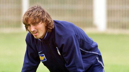 L'ex-footballeur Italien Dino Baggio, le 30 juin 1998. (GERARD JULIEN / AFP)