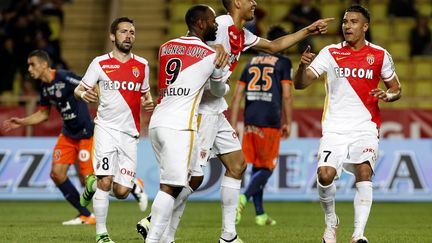 Monaco face à Montpellier lors de la saison 2015/2016.