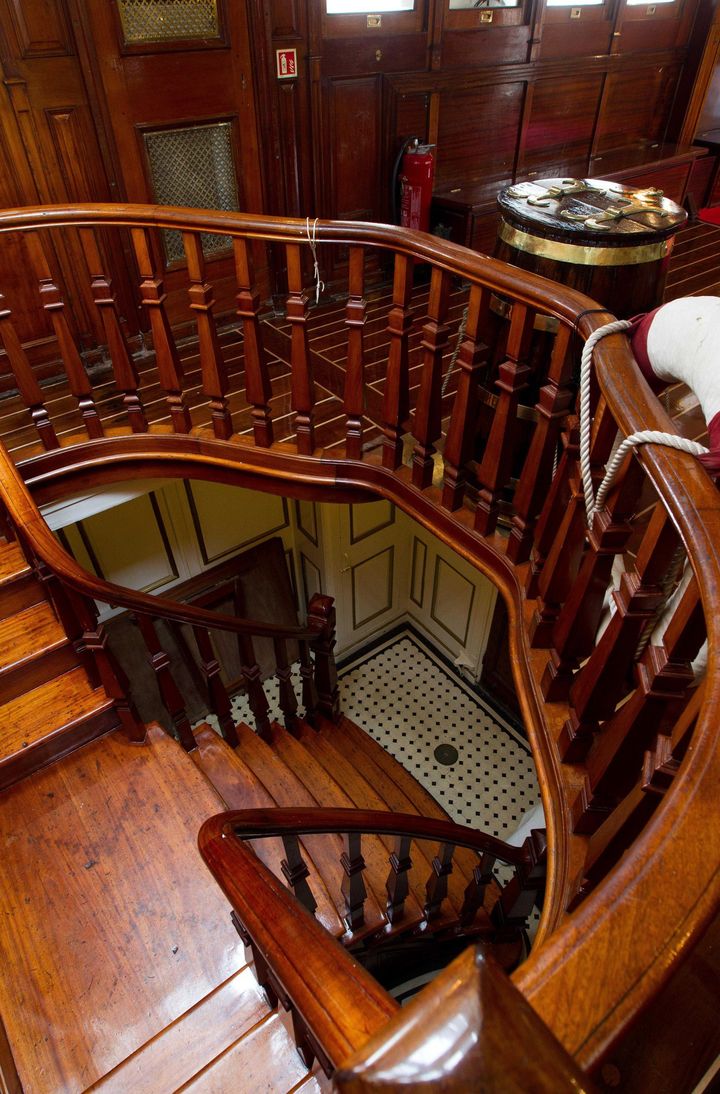 Escalier intérieur du Belem, en 2012
 (PRM/SIPA)