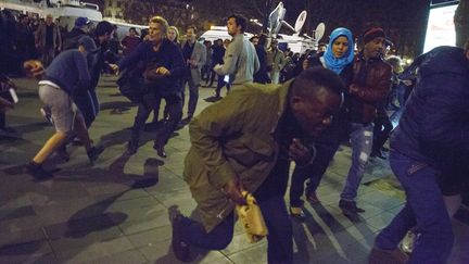 Confusion et et panique dans le Xe et place de la République à Paris