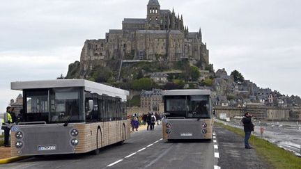 Les nouvelles navettes du Mont-Saint-Michel
 (Damien Meyer / AFP)