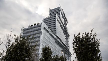 Le nouveau palais de justice de Paris a été conçu par l'architecte italien Renzo Piano. (CHRISTOPHE ARCHAMBAULT / AFP)