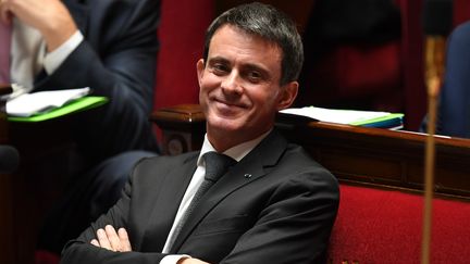 Manuel Valls, Premier ministre à l'Assemblée nationale à Paris le 26 octobre 2016.&nbsp; (ERIC FEFERBERG / AFP)