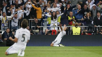 Javier Hernandez a libéré le Real en toute fin de match (? REUTERS STAFF / REUTERS / X01095)