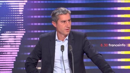 François Ruffin, député La France insoumise de la Somme,&nbsp;sur franceinfo mercredi 28 septembre 2022. (FRANCEINFO / RADIOFRANCE)