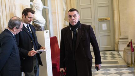 Jean-François Césarini, dans la salle des Quatre colonnes, à l'Assemblée nationale, le 3 avril 2018. (AURELIEN MORISSARD / MAXPPP)