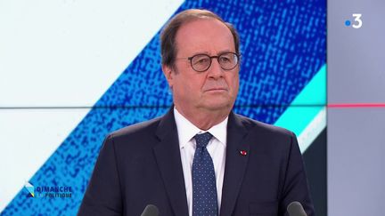 François Hollande, 16 octobre 2022 (CAPTURE D'ECRAN "DIMANCHE EN POLITIQUE" / FRANCE 3)