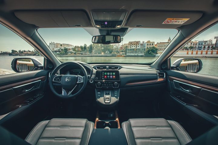 L'intérieur du CR-V&nbsp; doté de la technologie Honda. (HONDA POUR FRANCE INFO)