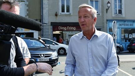 Olivier Richefou, président du consil départemental de la Mayenne. (JEAN-FRANCOIS MONIER / AFP)