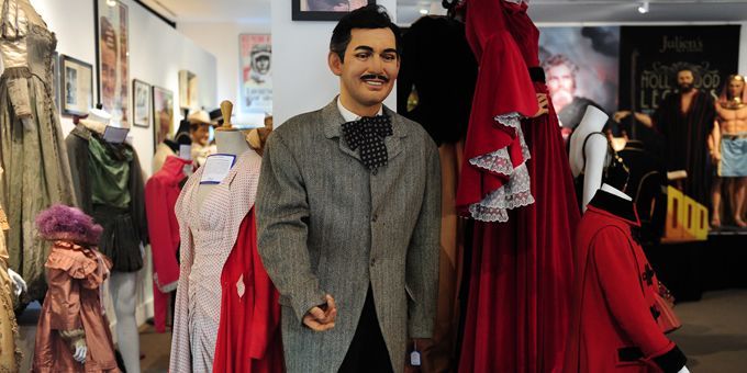 La veste portée par Clark Gable dans &quot;Autant en emporte le vent&quot;
 (AFP / Frederic J. Brown)