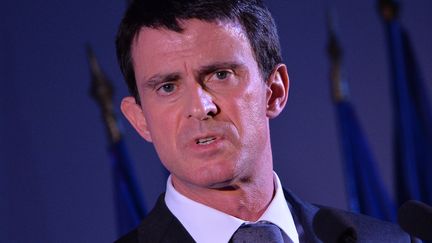 Le Premier ministre Manuel Valls à Corbeil-Essonnes (Essonne), le 15 février 2016. (MIGUEL MEDINA / AFP)