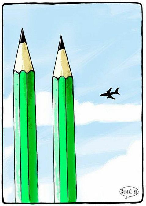 L'hommage de Ruben L. Oppenheimer, dessinateur hollandais à Charlie Hebdo, @RLOppenheimer
 (Ruben L. Oppenheimer  )