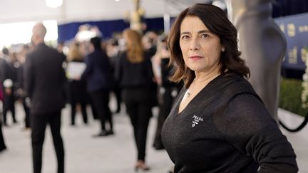 L'actrice Hiam Abbass en février 2022 au Awards des acteurs en Californie. Elle joue dans la série Succession. (MATT WINKELMEYER / AFP / GETTY IMAGES)