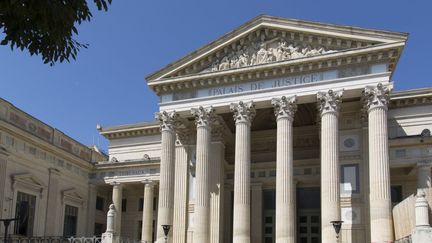 Le palais de justice de Nîmes (Gard), le 4 septembre 2018. (COLIN MATTHIEU / HEMIS.FR / AFP)