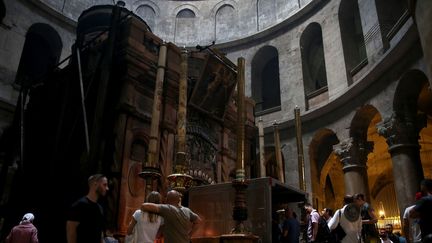 L'entrée du tombeau du Christ à Jérusalem
 (GALI TIBBON / AFP)