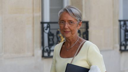 La ministre du Travail, Elisabeth Borne, le 19 juillet 2021, à Paris. (DANIEL PIER / NURPHOTO / AFP)