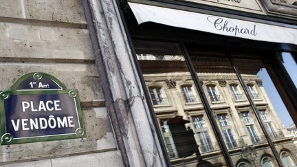 La bijouterie Chopard de la place Vendôme à Paris, le 30 mai 2009. (GUILLAUME BAPTISTE / AFP)