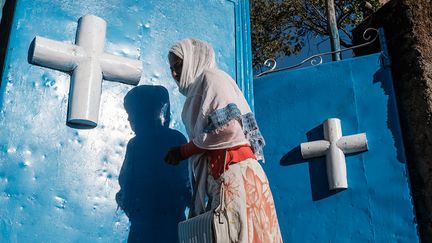 La présence des chrétiens en Ethiopie remonte au IVe siècle. La cohabitation pacifique entre chrétiens orthodoxes (43,5 % de la population) et musulmans (34 %) est au cœur de l’histoire du pays.&nbsp; &nbsp; (EDUARDO SOTERAS / AFP)